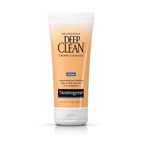 313uL8QzS2L.jpg Neutrogena Deep Clean Daily Facial Cream Cleanser with Beta Hydroxy Acid to Remove Dirt, Oil & Makeup, Alcohol-Free, Oil-Free & Non-Comedogenic, 7 fl. oz - Image 1