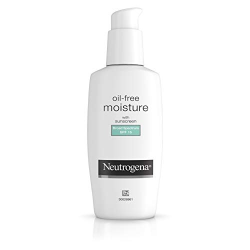 31PgPepMFfL.jpg Neutrogena Oil-Free Daily Long Lasting Facial Moisturizer & Neck Cream with SPF 15 Sunscreen & Glycerin, Non-Greasy, Oil-Free & Non-Comedogenic Face Moisturizer, 4 fl. oz - Image 1