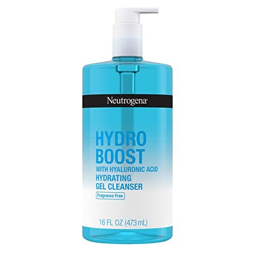 31aCAzOkFmL.jpg Neutrogena Hydro Boost Fragrance-Free Hydrating Facial Gel Cleanser with Hyaluronic Acid, Daily Foaming Face Wash Gel & Makeup Remover, Lightweight, Oil-Free & Non-Comedogenic, 16 fl. oz - Image 1