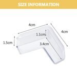 8 pack Corner Protector for Baby, Clear Corner Protectors , Furniture Corner Guard & Edge Safety Bumpers , Baby Proof Bumper , Furniture & Table Edges Furniture & Sharp Corners Baby Proofing (L Shape) - Image 5