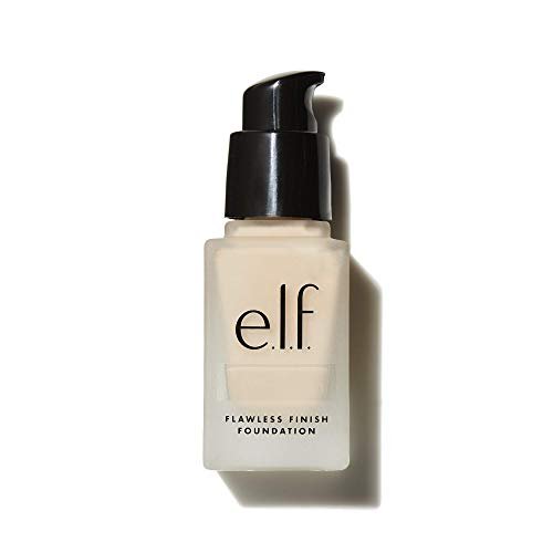 31rc1MG8EBL.jpg e.l.f. Flawless Finish Foundation, Lightweight & Medium Coverage, Semi-Matte Finish, Pearl, 0.68 Fl Oz (20mL) - Image 1