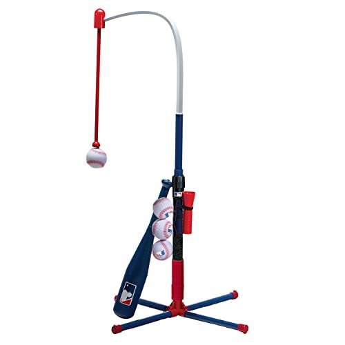 31uBnyHGt7L.jpg Franklin Sports Grow-with-Me Kids Baseball Batting Tee + Stand Set for Youth + Toddlers - Toy Baseball, Softball + Teeball Hitting Tee Set for Boys + Girls - Image 1
