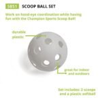 Champion Sports Scoop Ball Game: Classic Kids Outdoor Party Gear for Lawn, Camping & Beach - Image 6