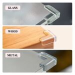 8 pack Corner Protector for Baby, Clear Corner Protectors , Furniture Corner Guard & Edge Safety Bumpers , Baby Proof Bumper , Furniture & Table Edges Furniture & Sharp Corners Baby Proofing (L Shape) - Image 4