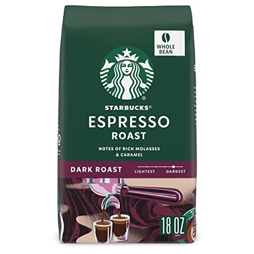 41D9VcMTPXL.jpg Starbucks Dark Roast Whole Bean Coffee — Espresso — 100% Arabica — 1 bag (18 oz) - Image 1