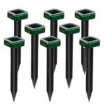 Redeo Solar Powered Mole and Groundhog Repellent Stakes Outdoor Sonic Gopher Deterrent Spikes Vole Chaser Instead of Traps Killers Pest Control for Garden Yard Waterproof (8) - Image 4