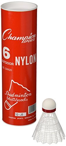 41My-ijwMmL.jpg Champion Sports Nylon Outdoor Shuttlecocks - Image 1