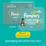 Pampers Baby Dry Diapers Size 1/Newborn 120 Count - Image 3