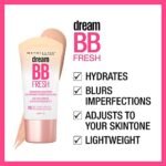 Maybelline Dream Fresh Skin Hydrating BB cream, 8-in-1 Skin Perfecting Beauty Balm with Broad Spectrum SPF 30, Sheer Tint Coverage, Oil-Free, Light/Medium, 1 Fl Oz - Image 4
