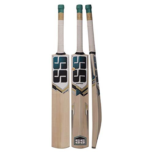 41R8gdsBhLL.jpg SS Kashmir Willow Leather Ball Cricket Bat, Exclusive Cricket Bat for Adult Full Size with Full Protection Cover (Super Power, Cannon, Impact) by Yogi Sports … - Image 1