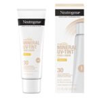 Neutrogena Purescreen+ Tinted Sunscreen for Face with SPF 30, Broad Spectrum Mineral Sunscreen with Zinc Oxide and Vitamin E, Water Resistant, Fragrance Free, Light, 1.1 fl oz - Image 3
