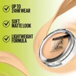 Maybelline Super Stay Up to 24HR Hybrid Powder-Foundation, Medium-to-Full Coverage Makeup, Matte Finish, 220, 1 Count - Image 6