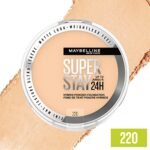 Maybelline Super Stay Up to 24HR Hybrid Powder-Foundation, Medium-to-Full Coverage Makeup, Matte Finish, 220, 1 Count - Image 4