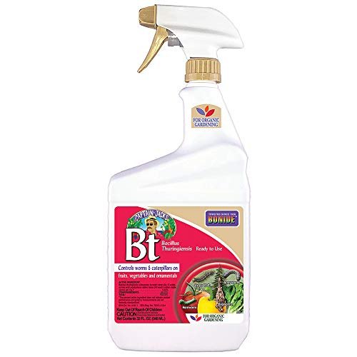 41folfkcj-L.jpg Bonide Captain Jack's Bacillus Thuringiensis BT, 32 oz Ready-to-Use Spray For Worm & Caterpillar Control Organic Gardening - Image 1