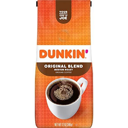41kIEz9pXL.jpg Dunkin' Original Blend Medium Roast Ground Coffee, 12 Ounces - Image 1