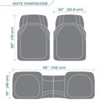 Motor Trend - 923-BK Black FlexTough Contour Liners-Deep Dish Heavy Duty Rubber Floor Mats for Car SUV Truck & Van-All… - Image 6