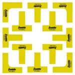 Franklin Sports Pickleball Court Marker Kit - Lines Marking Set with Tape Measure - Official Size Court Throw Down Markers