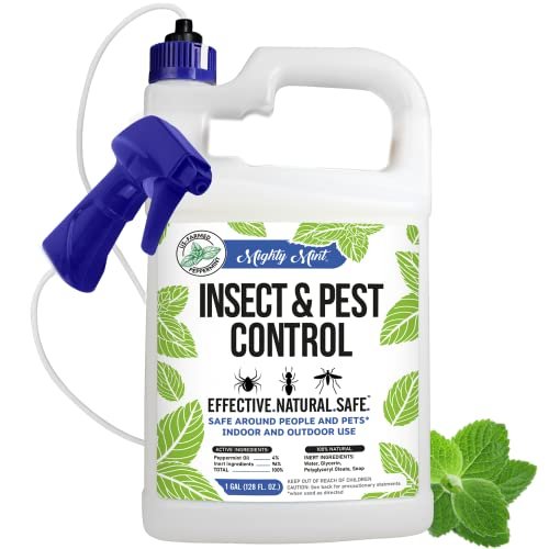 41vCPeZgwbL.jpg Mighty Mint Gallon (128 oz) Insect and Pest Control Peppermint Oil - Natural Spray for Spiders, Ants, and More - Image 1