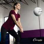 Champion Sports Rubber Volleyball, Official Size, for Indoor and Outdoor Use - Durable, Regulation Volleyballs for Beginners, Competitive, Recreational Play - Premium Volleyball Equipment - White, VR4 - Image 4