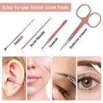 Nail Clippers and Beauty Tool Portable Set, Rose Gold Martensitic Stainless Steel Manicure Set 12 in 1, with Pink Leather Bag, Suitable for Home, Workplace, Outdoor Travel, Gift Giving, Beauty Salon. - Image 5