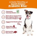 Zesty Paws Ancient Elements Probiotics for Dogs - Chewable Dog Probiotic Supplement - 3 Billion CFU - Digestive & Immune Support - Premium DE111 Probiotic & Gut Health Blend + Psyllium Husk - 90 Count - Image 3