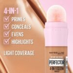 Maybelline New York Instant Age Rewind Instant Perfector 4-In-1 Glow Makeup - Primer, Concealer, Highlighter and BB Cream in 1, Fair/Light, 0.68 fl oz - Image 5
