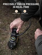 AstroAI Tire Inflator Portable Air Compressor Air Pump for Car Tires - Car Accessories, 12V DC Auto Tire Pump with… - Image 5