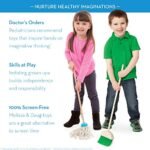 Melissa & Doug Let's Play House Dust! Sweep! Mop! 6 Piece Pretend Play Set - Toddler Toy Cleaning Set, Pretend Home Cleaning Play Set, Kids Broom And Mop Set For Ages 3+ - Image 6