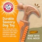 Arm & Hammer for Pets Chew Tools Collection: Wood Blend Hammer Chew Toy for Dogs | Compressed Wood Dog Chew Toys with Baking Soda, Safer & Durable Alternative to Chewing Sticks - Image 5