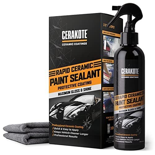519Y2x87OXL.jpg CERAKOTE Rapid Ceramic Paint Sealant Kit (8oz Bottle)– Maximum Gloss & Shine – Extremely Hydrophobic – Unmatched… - Image 1