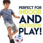 Franklin Sports Kids Mini Soccer Goal Sets - Backyard + Indoor Mini Net and Ball Set with Pump - Portable Folding Youth Soccer Goal Sets for Kids + Toddlers - 24" x 16" - Image 6