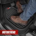 Motor Trend - 923-BK Black FlexTough Contour Liners-Deep Dish Heavy Duty Rubber Floor Mats for Car SUV Truck & Van-All… - Image 5