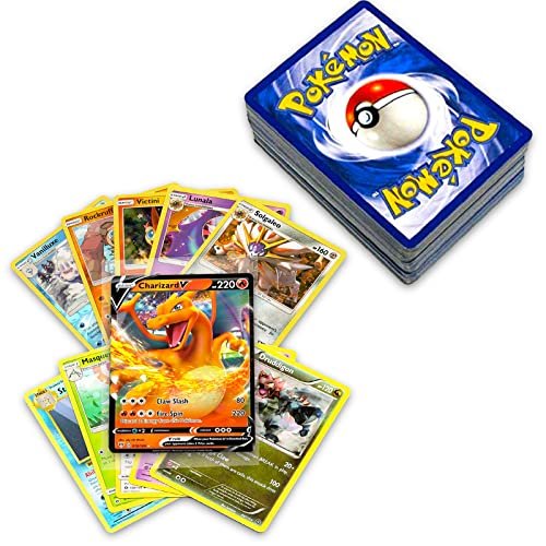 51EqBJCcDiL.jpg 50+ Official Pokemon Cards Binder Collection Booster Box with 5 Foils in Any Combination and at Least 1 Rarity, GX, EX, FA, Tag Team, Or Secret Rare, with Cards Like Charizard and Detective Pikachu - Image 1
