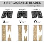 Garden Grafting Tools, ZALALOVA 2 in 1 Garden Pruning Tools Including Grafting Knife Replacement Blades Grafting Tapes Rubber Bands and Labels for Plant Branch Vine Fruit Tree Cutting Pruner Tool Kits - Image 4