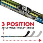 Franklin Sports - NHL Kids Folding Hockey Goals Set - (2) Street Hockey & Knee Hockey Goals - (2) Adjustable Youth Hockey Sticks, (2) Knee Hockey Sticks, (2) Mini Hockey Balls + (1) Street Hockey Ball - Image 6