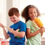 Melissa & Doug Let's Play House Dust! Sweep! Mop! 6 Piece Pretend Play Set - Toddler Toy Cleaning Set, Pretend Home Cleaning Play Set, Kids Broom And Mop Set For Ages 3+ - Image 5