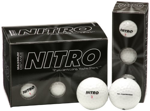 51PprTpv4L.jpg Nitro Maximum Distance Golf Ball (12-Pack) - Image 1