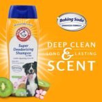 Arm & Hammer Super Deodorizing Shampoo For Dogs - Odor Eliminating Dog Shampoo For Smelly Dogs & Puppies With Arm & Hammer Baking Soda -- Kiwi Blossom Scent, 20 Fl Oz - Image 4