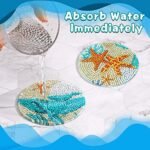 UPINS 8Pcs Diamond Painting Coasters for Drinks DIY Coaster Diamond Art Kits for Adults Kids Beginners Diamond Art Craft Supplies (Ocean) - Image 6