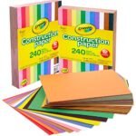 Crayola Construction Paper, 240 Count, Bulk School Supplies For Kids, 2-Pack School Paper - Image 4
