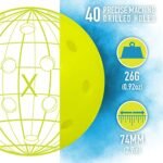 Franklin Sports Outdoor Pickleballs - X-40 Pickleball Balls - USA Pickleball (USAPA) Approved - Official US Open Ball - 3, 12, and 100 Bulk Packs of Pickleballs - Image 4