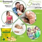Samsali Ginger Foot Pads, 50 Pack, Ginger Bamboo Foot Pads, Upgraded Ginger Patches for Better Sleep, Rapid Foot Care, Foot Pads for Women and Men Foot Care, 50 Pack - Image 3