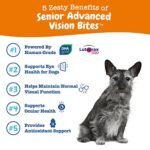 Zesty Paws Eye Supplement for Dogs - Vision Support with Lutein + Vitamin C & Astaxanthin Antioxidants - Dog Vitamins for Eyes + Fish Oil for Omega 3 EPA & DHA Fatty Acids for Senior Dogs - 90 Chews - Image 3