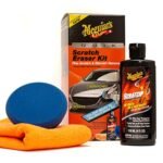 Meguiars Quik Scratch Eraser Kit, Car Scratch Remover that Removes Blemishes, Includes Meguiars ScratchX, Drill-Mounted…