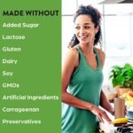Orgain Organic Vegan Protein Powder, Creamy Chocolate Fudge - 21g of Plant Based Protein, Low Net Carbs, Non Dairy, Gluten Free, No Sugar Added, Soy Free, Kosher, Non-GMO, 2.03 Lb (Packaging May Vary) - Image 6