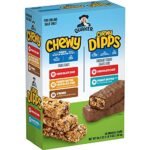 Quaker Chewy Granola Bars, Chewy & Dipps Variety Pack, (58 Bars)