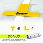 Franklin Sports Pickleball Court Marker Kit - Lines Marking Set with Tape Measure - Official Size Court Throw Down Markers - Image 6