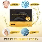 AVJONE 24K Gold Eye Mask- 30 Pairs Puffy Eyes and Dark Circles Treatments – Relieve Pressure and Reduce Wrinkles, Revitalize and Refresh Your Skin - Image 6