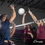 Champion Sports Rubber Volleyball, Official Size, for Indoor and Outdoor Use - Durable, Regulation Volleyballs for Beginners, Competitive, Recreational Play - Premium Volleyball Equipment - White, VR4 - Image 5