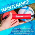 Franklin Sports Ball Pump Kit -7.4" Sports Ball Pump with Needle - Perfect for Basketballs, Soccer Balls and More - Complete Hand Pump Kit with Needles, Flexible Hose, Air Pressure Gauge and Carry Bag - Image 3